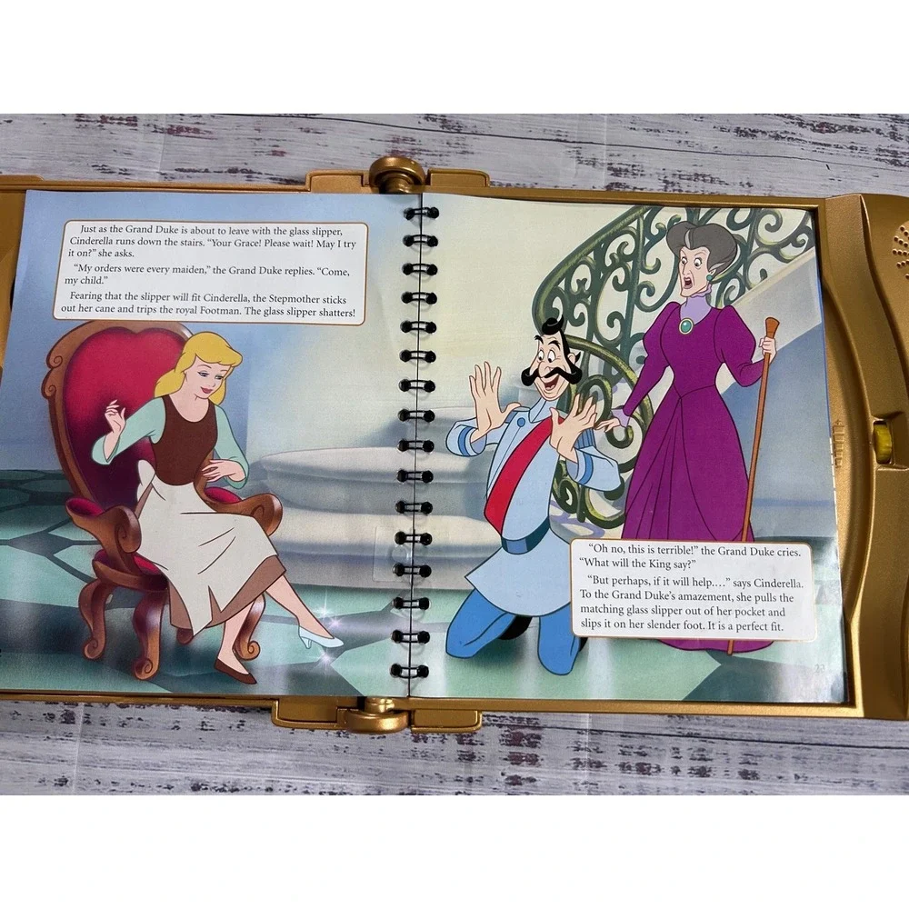 Story Reader Disney Cinderella Electronic Story Reader with Book and Cartridge